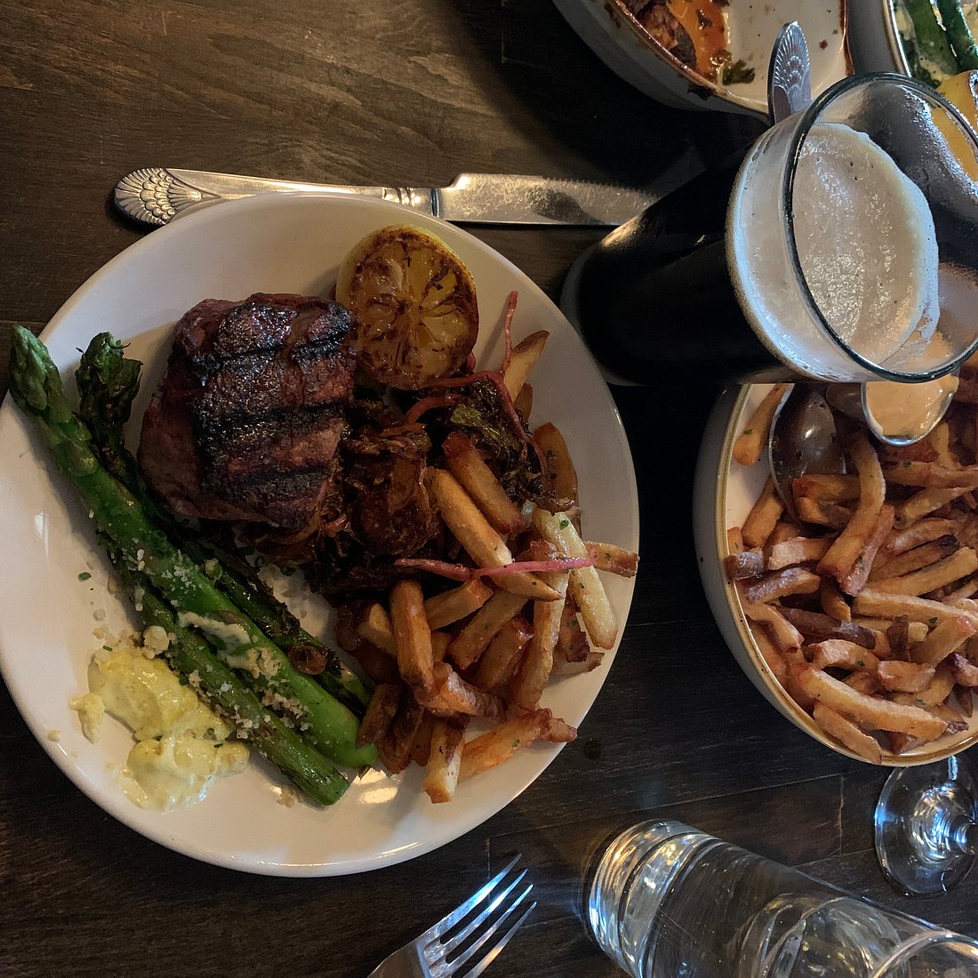 Losanti signature dishes Various cuts of Steak (e.g., Filet Mignon, Ribeye), Gnocchi with Short Rib Ragu, Carbonara, Veal Chop, House-Made Ricotta.